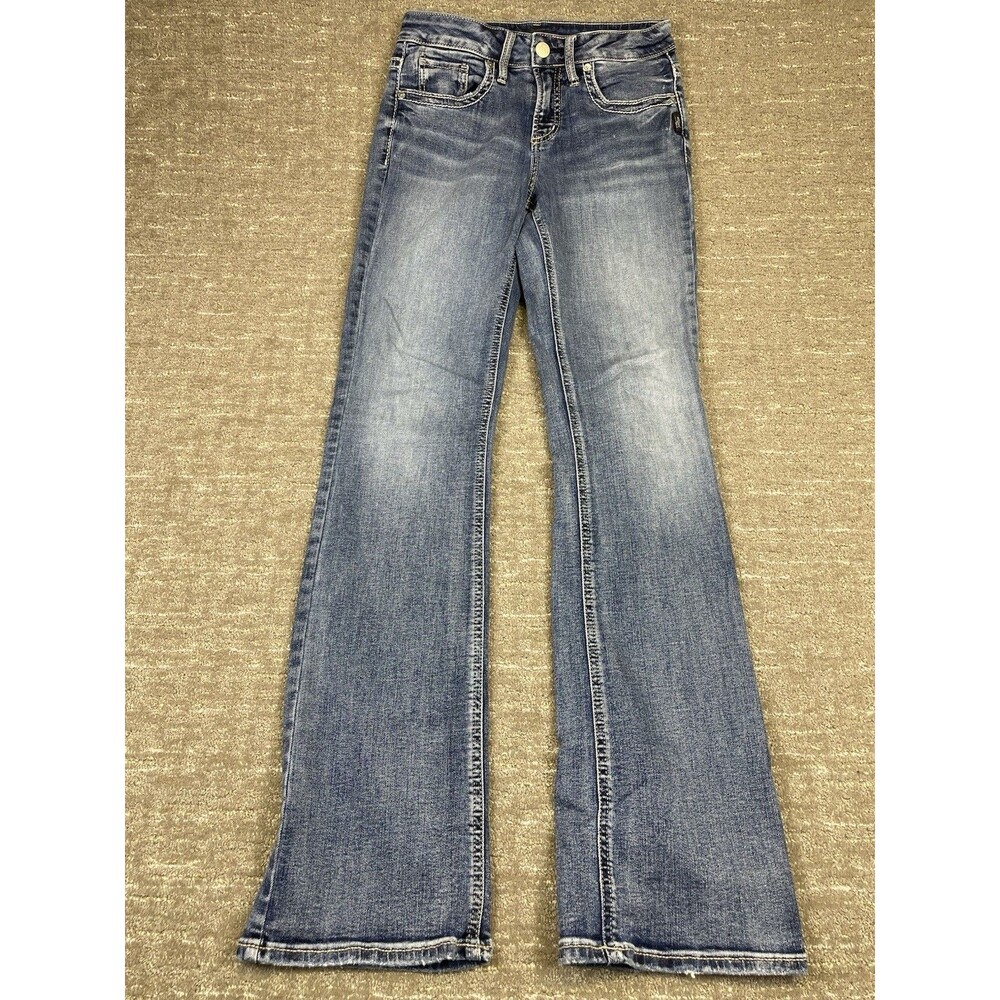 womens silver jeans Suki Slim Boot Cut W 27 L 33